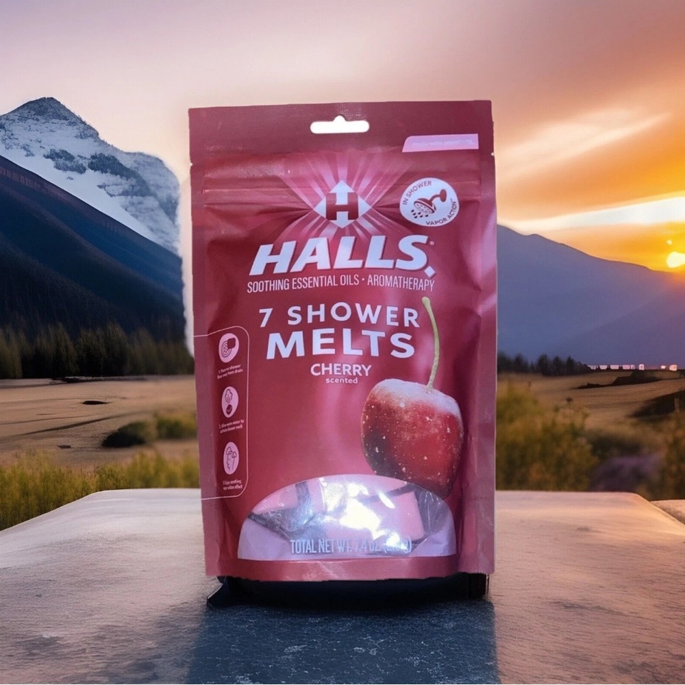 Halls Cherry Shower Melts